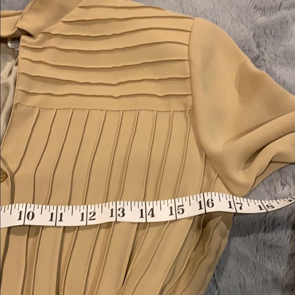 Vintage 1970’s PSZ Pleated Belted Dress - Picture 12 of 12